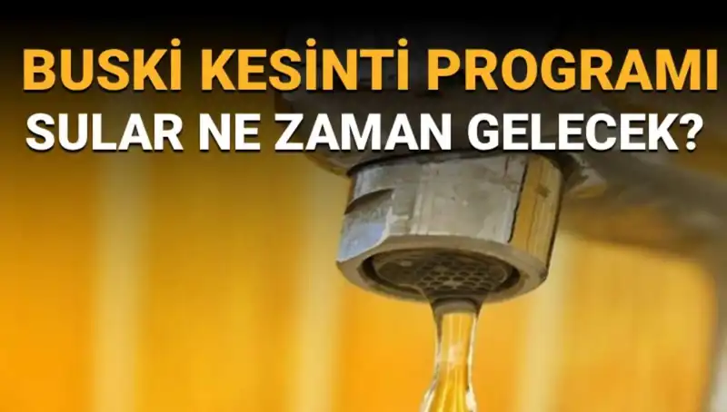 Bursa Nilüfer'de Su Kesintisi: Suyun Düzeni Ne Zaman Yeniden Sağlanacak?