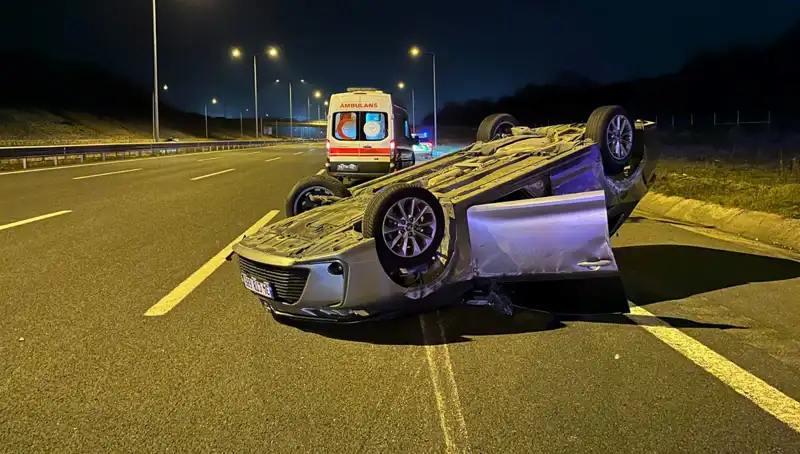 Kuzey Marmara Otoyolu'nda Kaza: İki Araç Çarpıştı, Yaralılar Var!