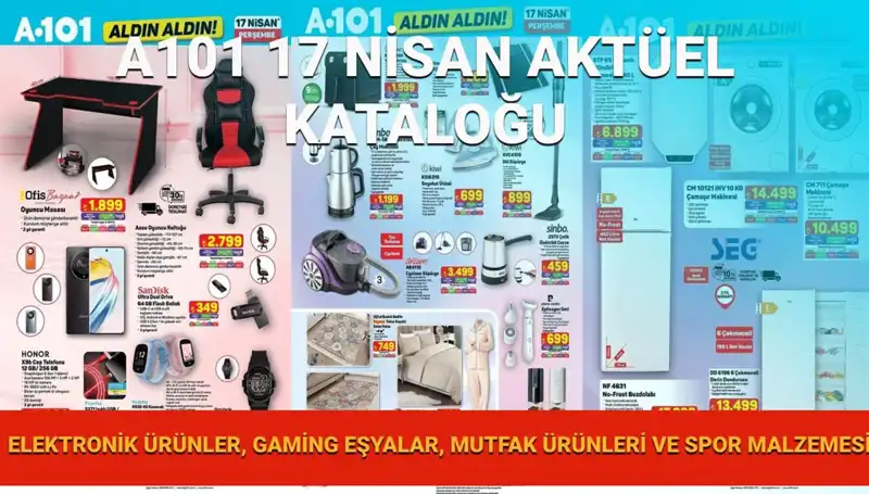 A101'de Bu Hafta Alışverişinizi Şımartacak Aktüel Ürünler