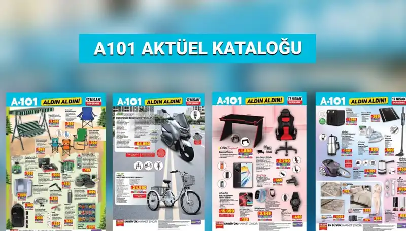 A101'de Kaçırılmayacak Fırsatlar: 17-24 Nisan Aktüel Kataloğu Yayında!