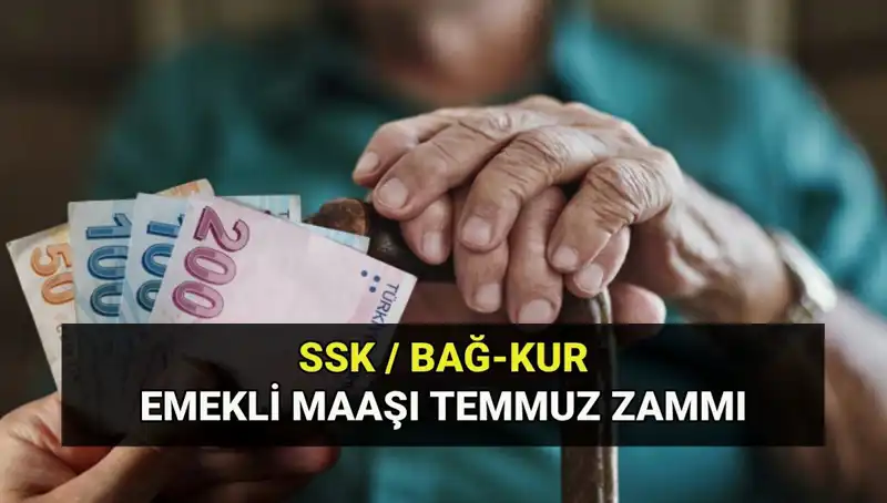 Temmuz 2025 Emekli Maaş Zam Oranı Açıklandı: Yeni Tutarlar Ne Olacak?