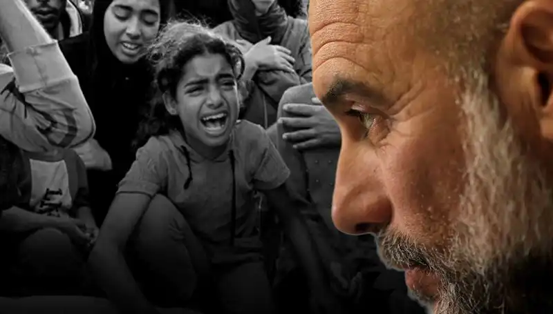 Pep Guardiola'nın Gazze Açıklaması: Derin Bir Acı ile Yürek Burkan Mesaj