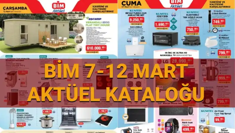 BİM'de 11-12 Mart Tarihlerinde Kaçırılmayacak Şaşırtıcı Ürünler Satışta!
