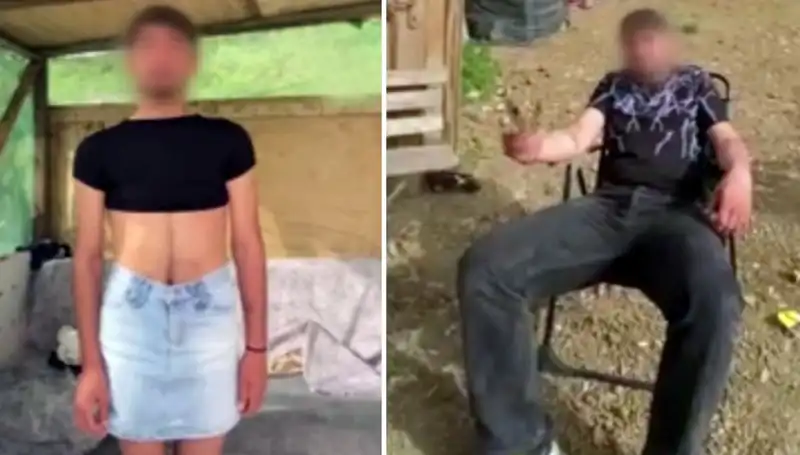 Hırsızlar Kadın Kıyafeti Giydirilip Viral Oldu: Şok Edici Olay!