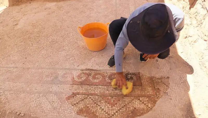 Mardin'de 1500 Yıllık Nadir Mozaik Keşfi: Tarihin Derinliklerine Yolculuk