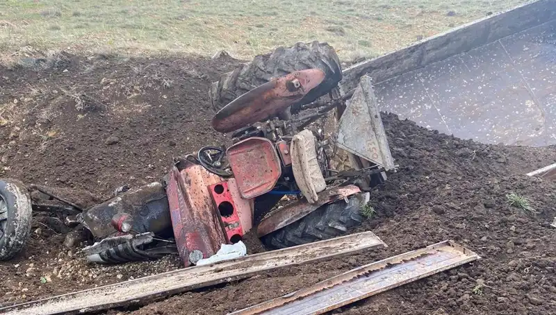 Kayseri'de Kontrolden Çıkan Traktör Şarampole Yuvarlandı: Korkunç Kaza Ayrıntıları