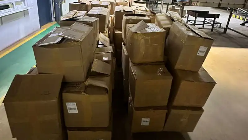 Kargo Depolarında Yakalanan Kaçak Tütün, Rekor Miktarda Ele Geçirildi