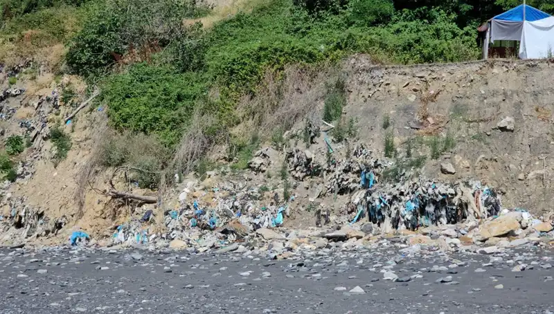 Kozlu Sahil'de Doğaya Duyarsızlık: Çöp Yığınları Gözler Önünde