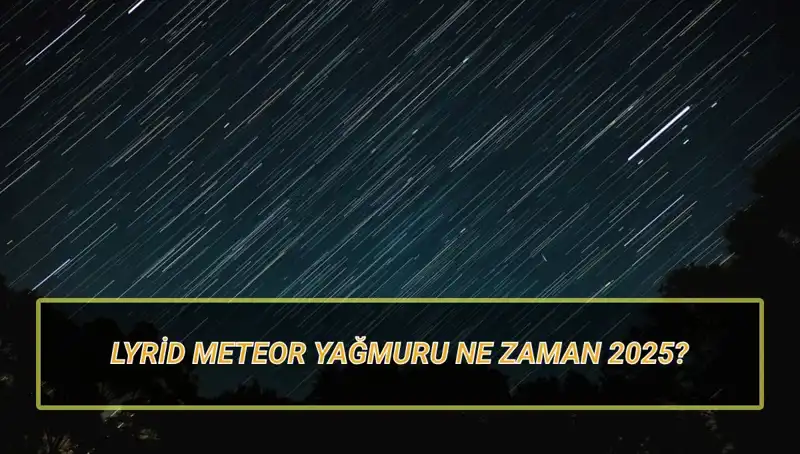 Lyrid Meteor Yağmuru 2025: Türkiye'den İzlenebilecek Mi?