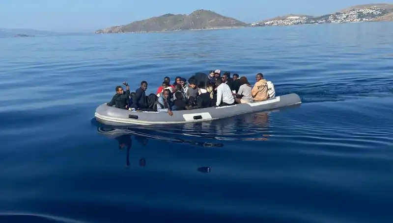 Bodrum'da 25 Düzensiz Göçmen Yakalandı: Artan Göçmen Akınına Dikkat
