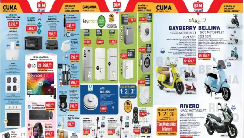 BİM'de Mart Ayının İlk Haftası İnanılmaz İndirimler ve Yeni Ürünler