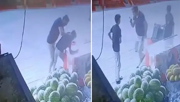 Genç Çırak Marketin Bekçi tarafından Kavga ve Dayakla Karşılaştı