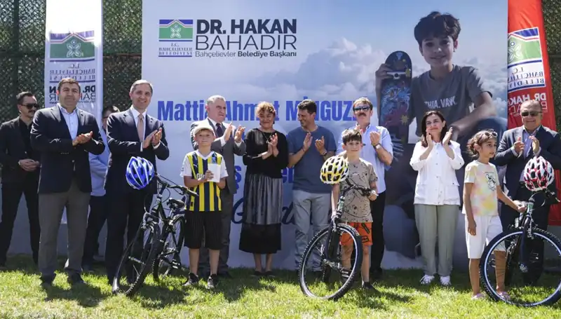 Bahçelievler'de Gençler İçin Yeni Bir Sosyal Alan: Mattia Ahmet Minguzzi Skate Parkı Açıldı
