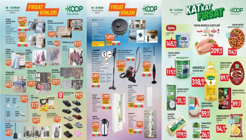 Tarım Kredi KOOP Marketleri'nde 12-23 Nisan Döneminde Dev İndirim Fırsatları!