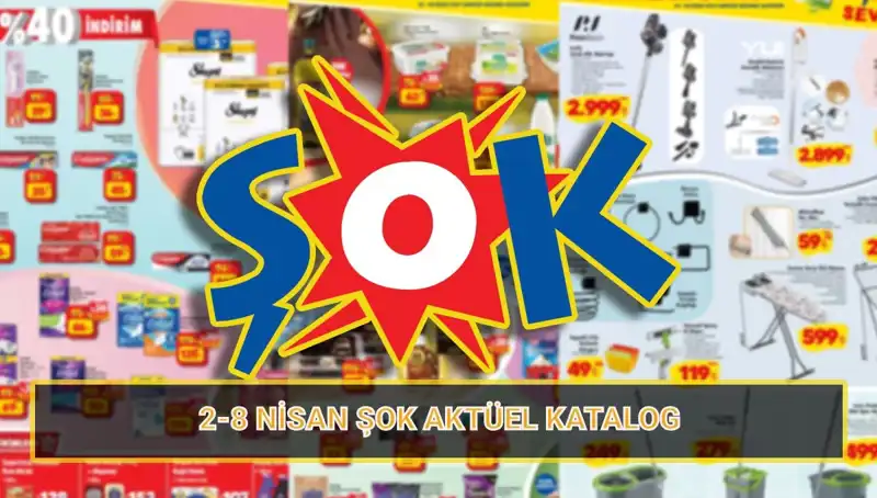 Şok Marketler, Temizlik Ürünleri ve Elektrikli Süpürgeleriyle Nisan Katalogunu Yayınladı!