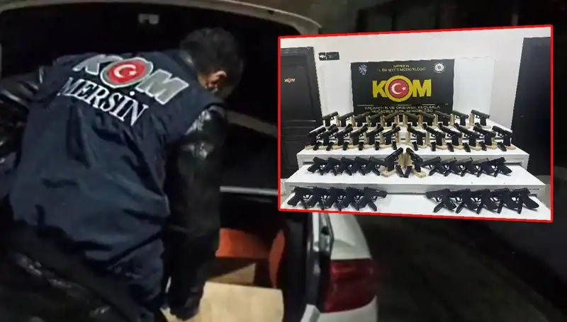 Mersin'de Şok Edici Keşif: Otomobil Yerine Silah Deposuna Dönüşen Araçlar