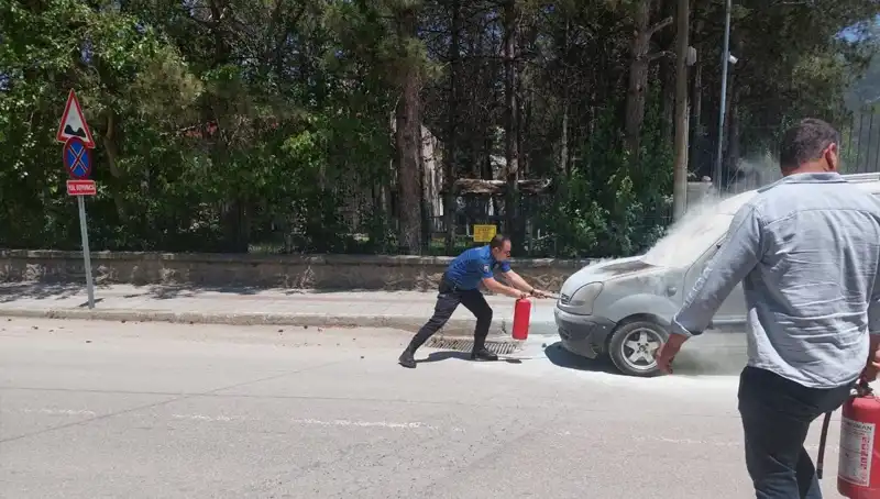 Emniyet Binasında Yangın Paniği: Polis Ekipleri Olayı Hızla Kontrol Altına Aldı