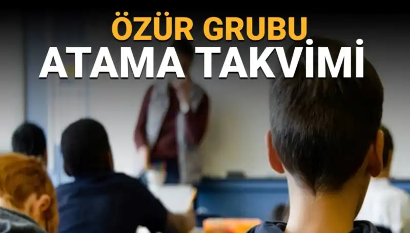 Öğretmenlerin Yer Değiştirme Duyurusu: Özür Grubu Atama Süreci Başladı