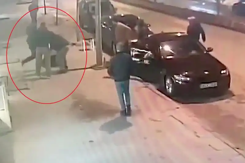 Park Yeri Kavgasında Bacak Kıran Şiddet Dolu Anlar