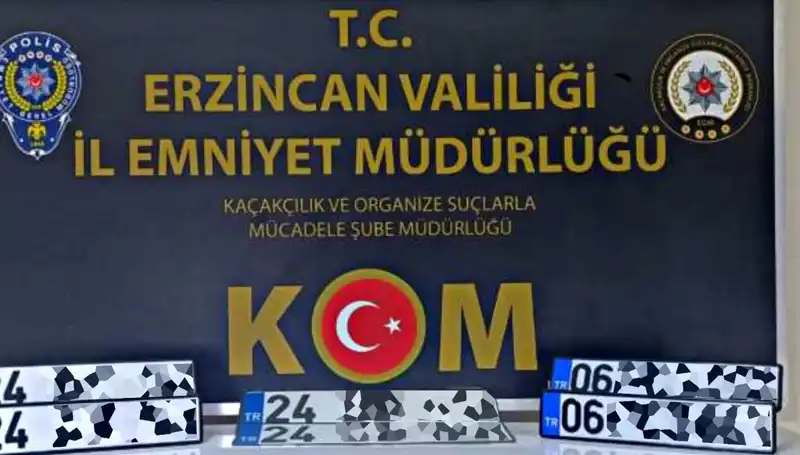 Erzincan'da "APP Plaka" Operasyonuyla Kaçakçılığa Darbe