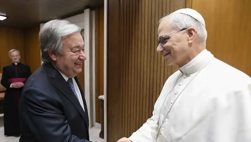 Dünya Barışı İçin Birleşen İki Lider: Papa Leo ve Guterres