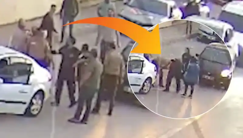 Trafikte Panik Anı: Bir Anne Yardım için Sağa Çekti